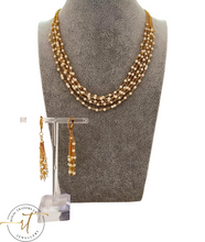 Load image into Gallery viewer, Lena - Cute Tiny Pals on Gold Plated Necklace and Earrings
