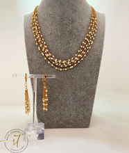 Load image into Gallery viewer, Lena - Cute Tiny Pals on Gold Plated Necklace and Earrings
